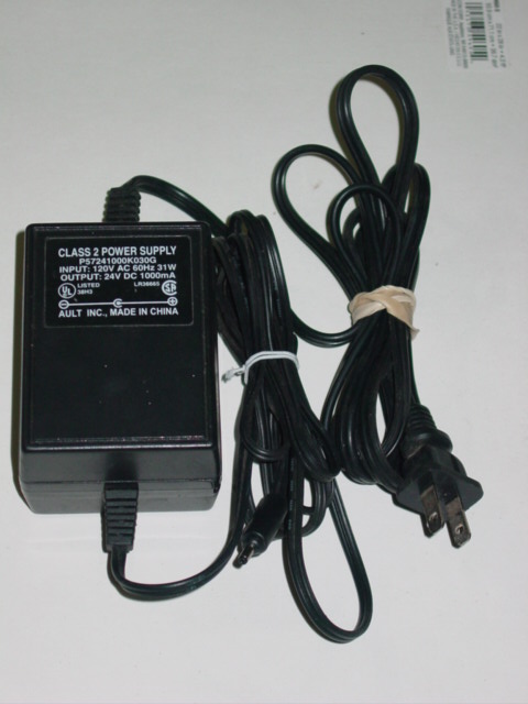 NEW AULT P57241000K030G AC Adapter 24V 1000mA 1A